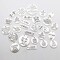30 Pieces Inspiration Words Charms Craft Supplies Mixed Pendants Beads Charms Pendants for Crafting, Jewelry Findings Making Accessory for DIY Necklace Bracelet (M044)